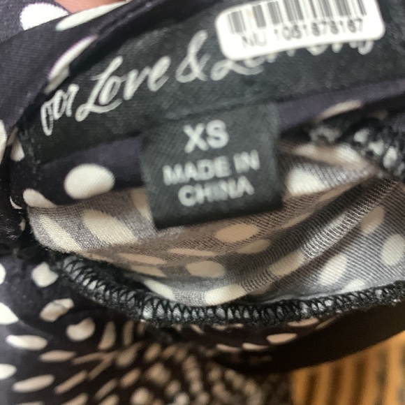 NWOT Beth Midi Dress in Black and White Polka Dots XS - Picture 9 of 10